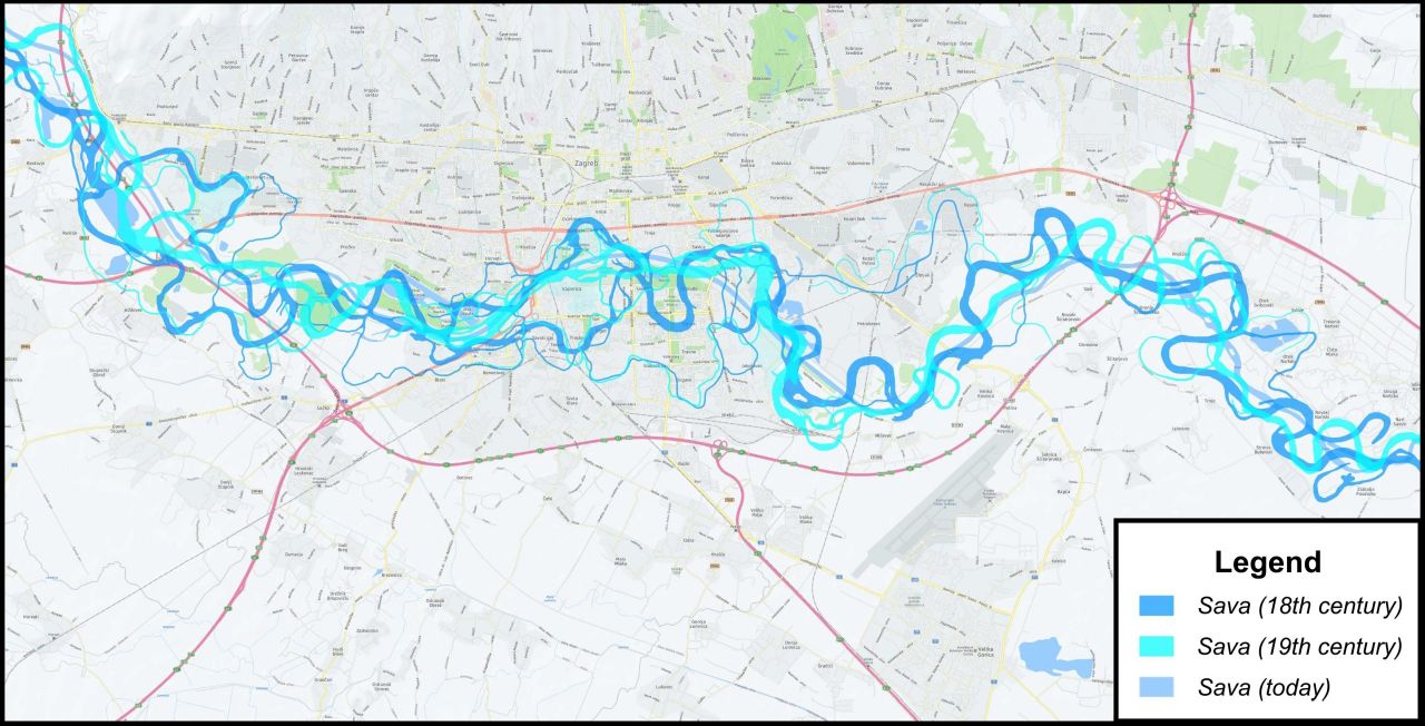 Regulacija rijeka Save, sava u 18. i 19. stoljeću